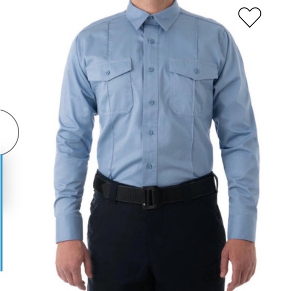 5.11 Tactical Other - 5.11 Tactical Blue Dress Shirt Long Sleeve no front pleats